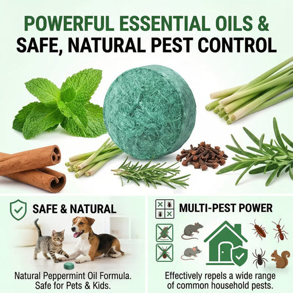 🟢 🌿 Natural Rodent Repellent | Plant-Based Protection for Your Home