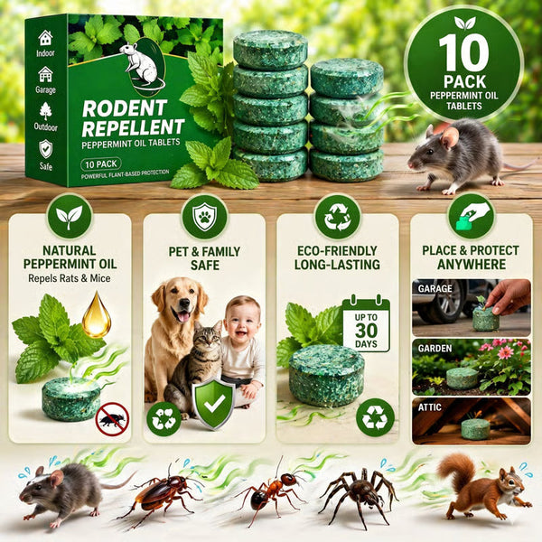 🟢 🌿 Natural Rodent Repellent | Plant-Based Protection for Your Home
